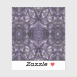 Hallways Abstract Dark Purple Black Watercolor Art Sticker