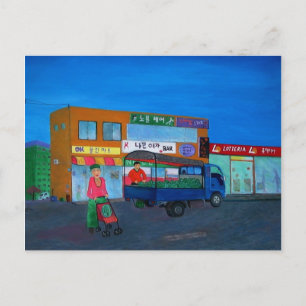 Halmoni's Baby ( Koreaanse grootmoeder) Briefkaart