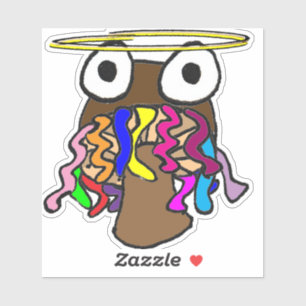 Halo Dreadlocks paddenstoel Sticker