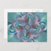 Halo - Fractal Briefkaart (Voorkant / Achterkant)