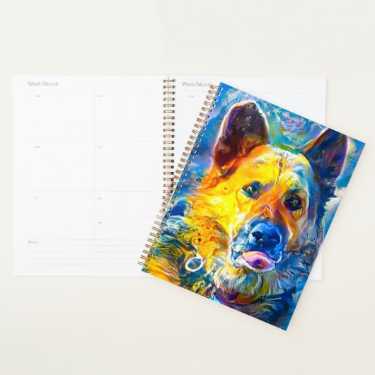 Halo: Portrait of a German Shepherd (Devant avec enveloppe)