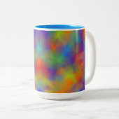 halo tweekleurige koffiemok (Voorkant rechts)