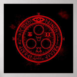 Halo van de zon poster