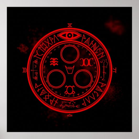 Halo van de zon poster (Voorkant)