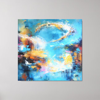 Halo van Getijden Canvas Afdruk