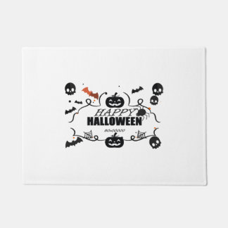 halogeenmaskers van stickers met geeleen deurmat
