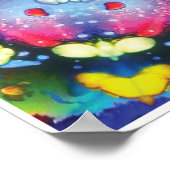 Halogen Kinetic Collage Kaleidoscope Poster (Coin)