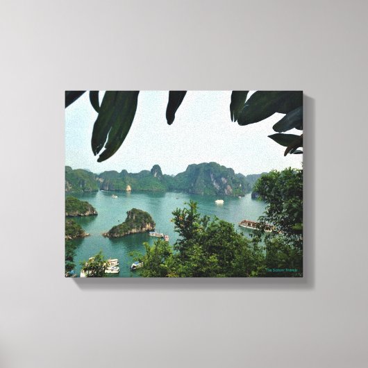 Halong Bay, Vietnam Canvas Afdruk (Voorkant)