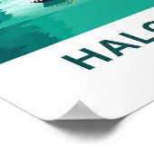 Halong Bay Vietnam Reisprint Poster (Hoek)