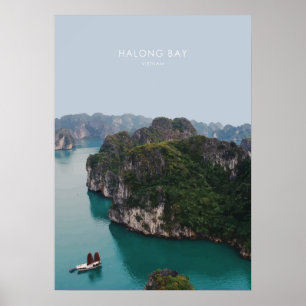 Halong Bay, Vietnam Reiswerk Poster