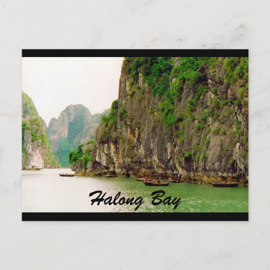 halong cliffs briefkaart (Voorkant)
