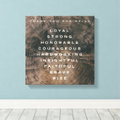 Halo's graan #2 (12x12) canvas afdruk (Insitu (Houten vloer))