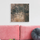 Halo's van graan #5 canvas afdruk (Insitu (Woonkamer))