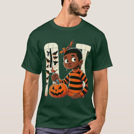 haloween garçon T-shirt (Devant)