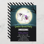 Haloween geest openbaring kaart (Voorkant / Achterkant)