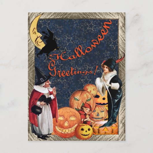 Haloween Greetings Briefkaart (Voorkant)