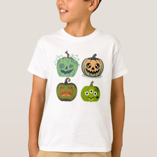 Haloween groene pompoen tshirts