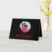 Haloween heureux - carte (Fleur jaune)