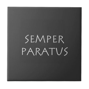 Halper paratus tegeltje