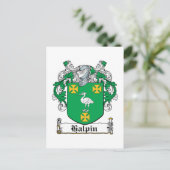 Halpin Family Crest Briefkaart (Staand voorkant)
