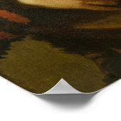 Hals - de speler van de Lute Poster (Hoek)