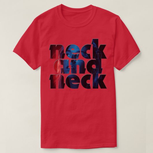 Hals en nek 1 t-shirt (Design voorkant)