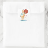 Hals Hooping Giraffe: Stickers (Tas)