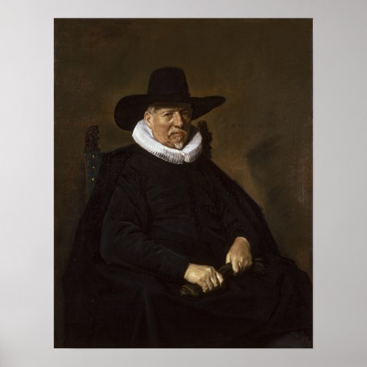 Hals - portret van een Man Poster (Voorkant)