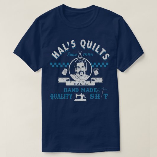 Hals Quilts Happy Gilmore versleten Dks T-shirt (Design voorkant)