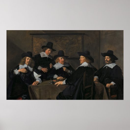 hals - Regenten van de Grote of de St Elisabeth Ho Poster (Voorkant)