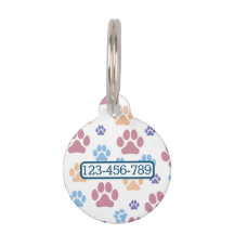 Halsbandlabels voor honden met naam en contactgege