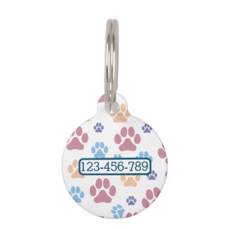 Halsbandlabels voor honden met naam en contactgege huisdierpenning