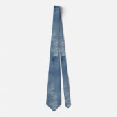 Halsdoek met vervaagd denim-effect stropdas (Voorkant)
