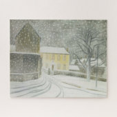 Halstead Road in Snow (door Eric Ravilious) Legpuzzel (Horizontaal)