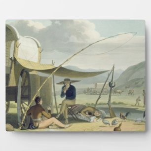 Halt van de familie van een baas, bord 17 van 'Afr Fotoplaat