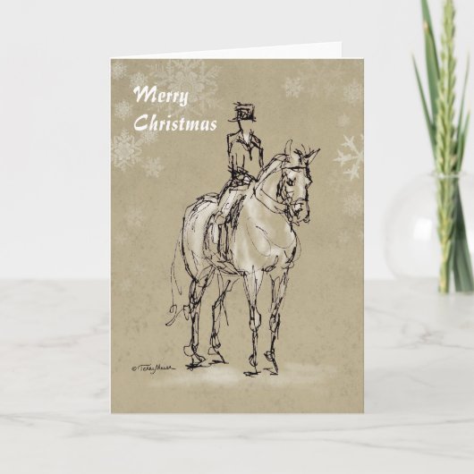 Halte de Joyeux Noël à la carte de X (Devant)