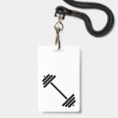 Halter Badge (Voorzijde met lanyard)