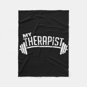 Halter Gewichtheffen Bodybuilding Dumbbell Fleece Deken