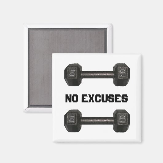 Halter Magnet zonder Excuses Magneet (Voorkant / Achterkant)
