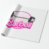 Halter - roze cadeaupapier (Uitgerold)