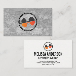Haltergewicht   Fitnesscoach Visitekaartje