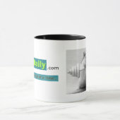 Haltérophile de hamster de tasse de B&W (Centre)