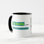 Haltérophile de hamster de tasse de B&W (Devant gauche)