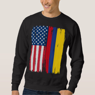 Halve Amerikaanse Vlag Roots USA Colombia Trui