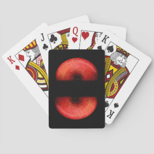 Halve Appel Portret Kunst Foto - Zo Cool  Pokerkaarten