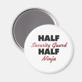 Halve beveiligings garde Half Ninja Magneet (Voorkant / Achterkant)
