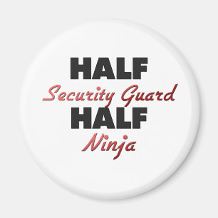 Halve beveiligings garde Half Ninja Magneet