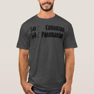 Halve Canadese half Panamese mix T-shirt