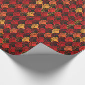 Halve cirkelschaal naadloos patroon cadeaupapier (Hoek)