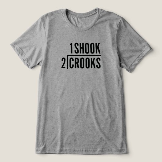 Halve Crooks Tri-Blend Shirt (Design voorkant)